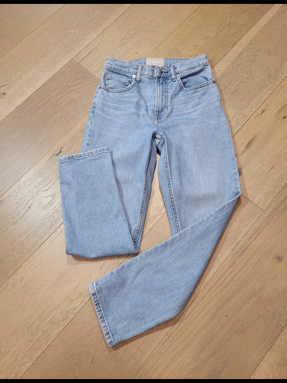 EUC Everlane Jeans Women's sz 26 The Cheeky Crop Jean Mid Rise Denim Jeans